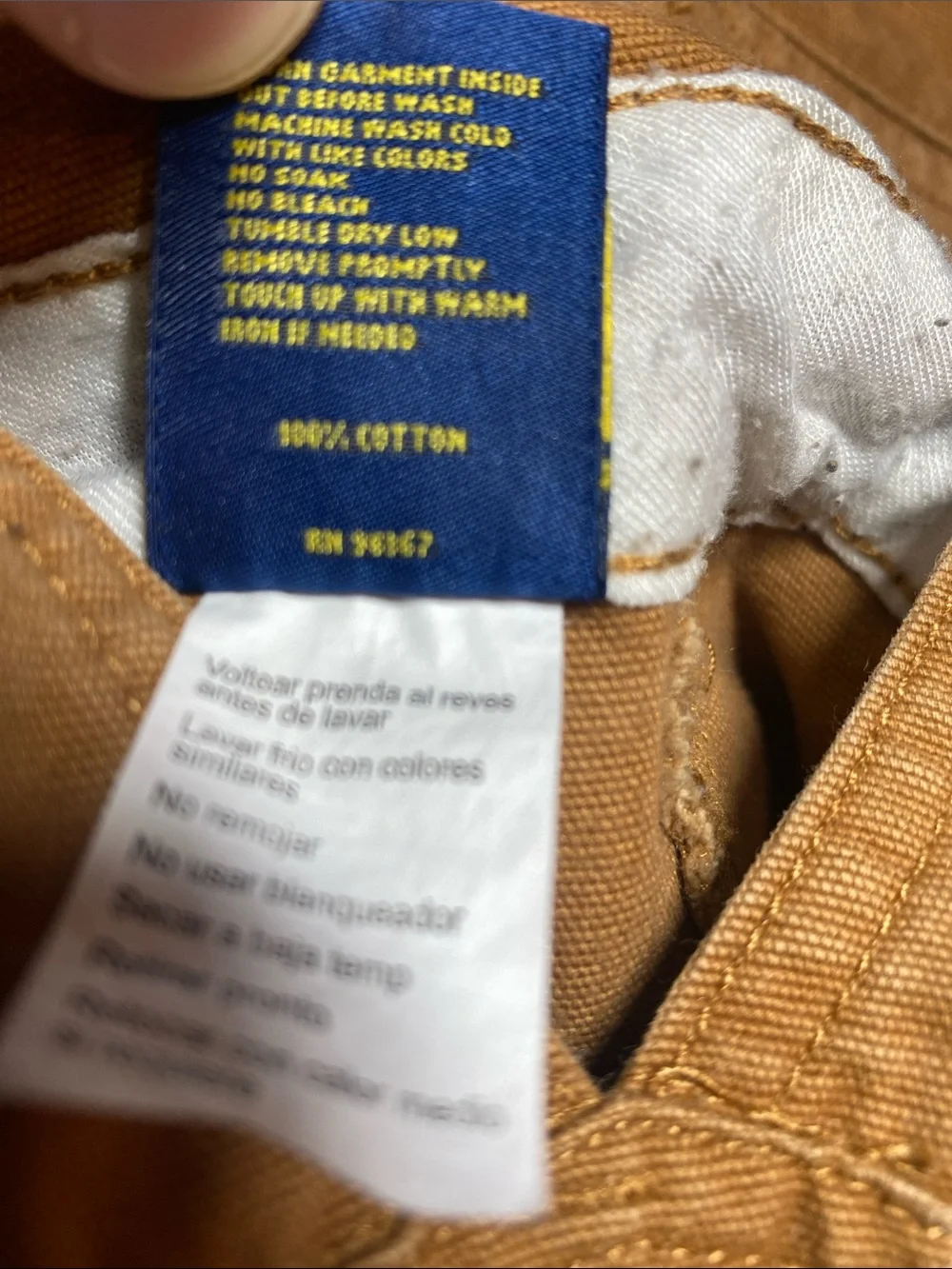 Osk Kosh Brown Overalls Embroidered Tool Pockets Baby 3-6 Months